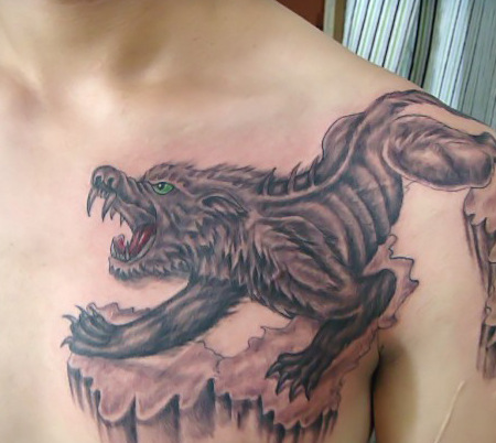 狼的本色之狼纹身图案大全