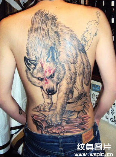 狼纹身图案大全图片
