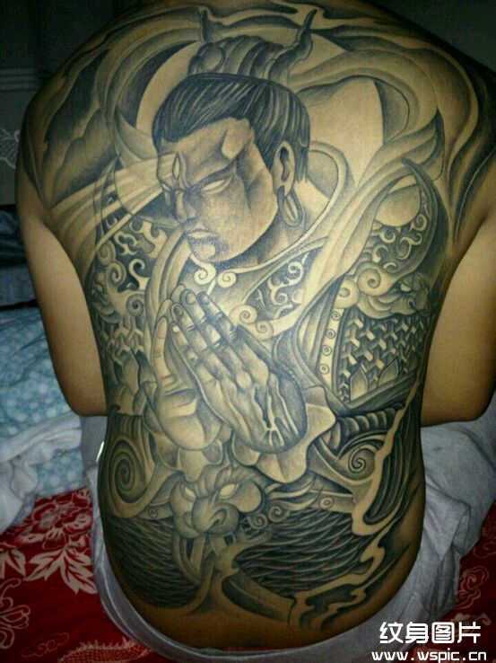 二郎神纹身图案