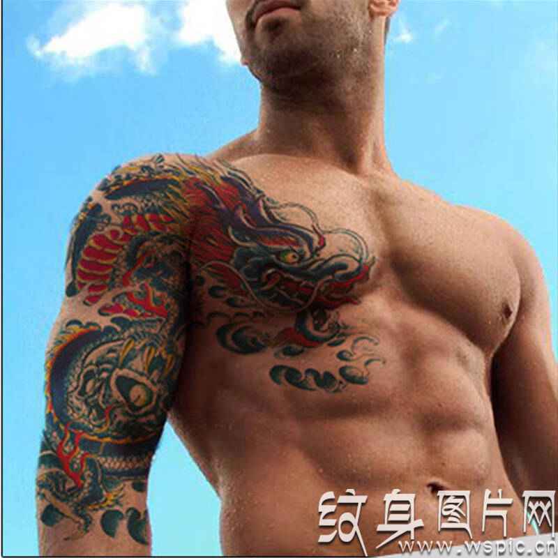 过江龙纹身之龙在江湖，霸气社会人的必备纹身