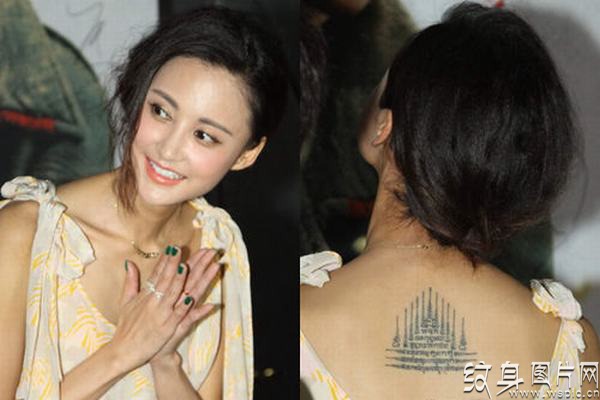 张歆艺纹身充满神秘感，泰国纹身大受欢迎