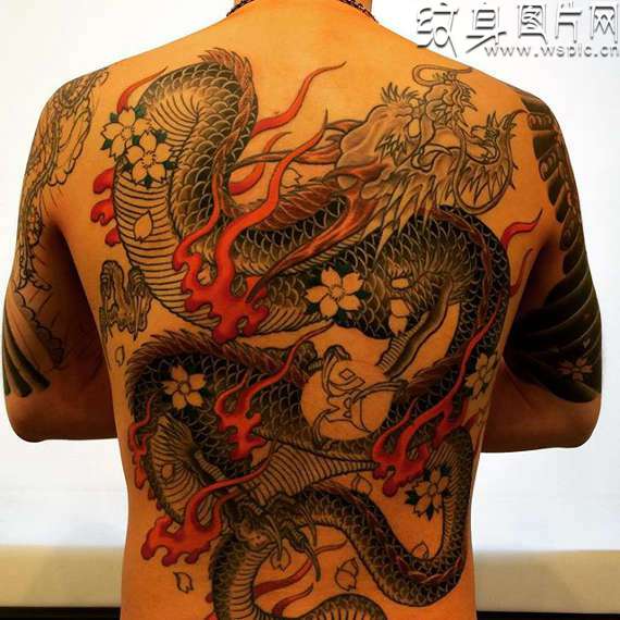 龙纹身图片欣赏，盘点各式各样的龙纹身图案