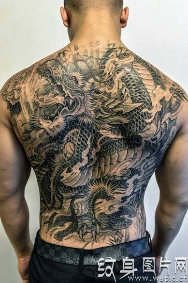龙纹身图片欣赏，盘点各式各样的龙纹身图案