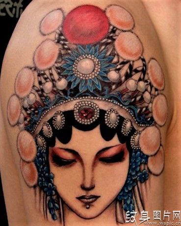 花旦纹身欣赏，中国古典技艺的经典传承