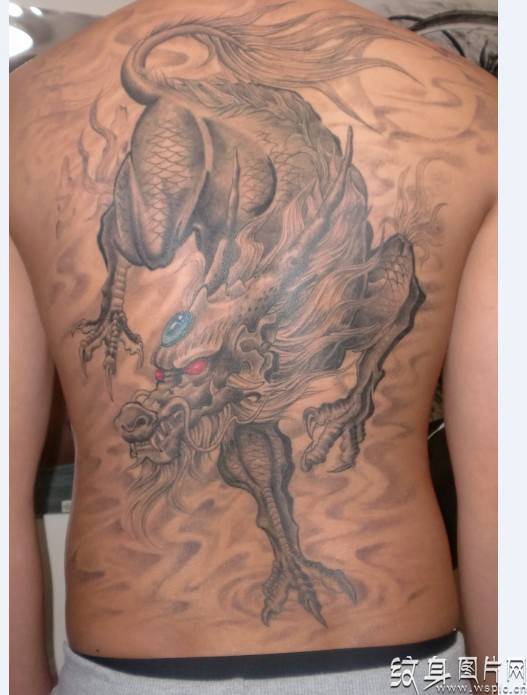 麒麟纹身图案欣赏，纹身界八大经典麒麟图案