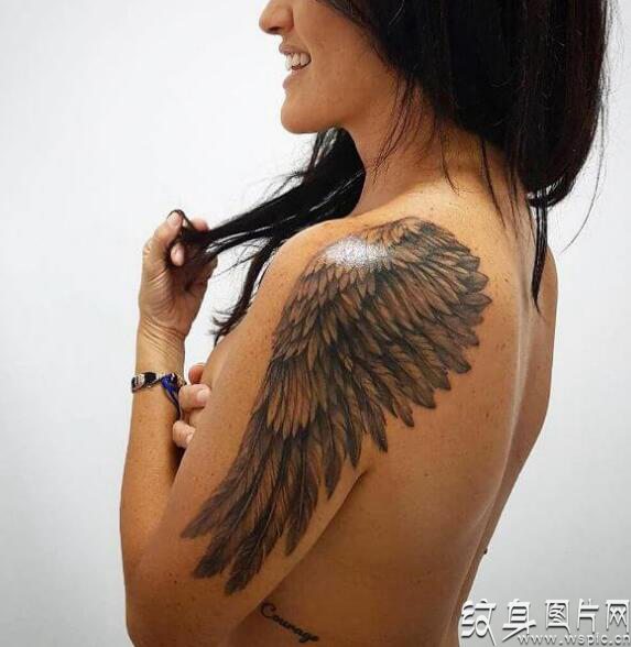 欧美流行翅膀纹身图案，最好的设计和含义