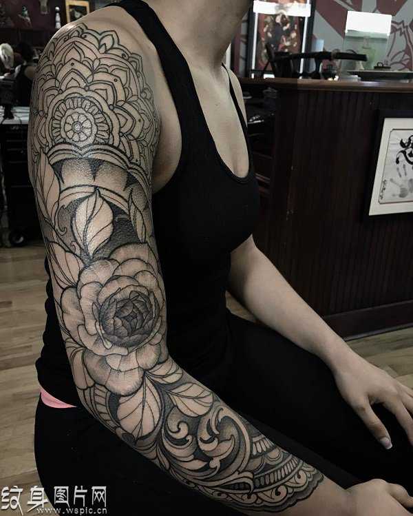 欧美花臂纹身欣赏，男士纹身的最佳选择之一