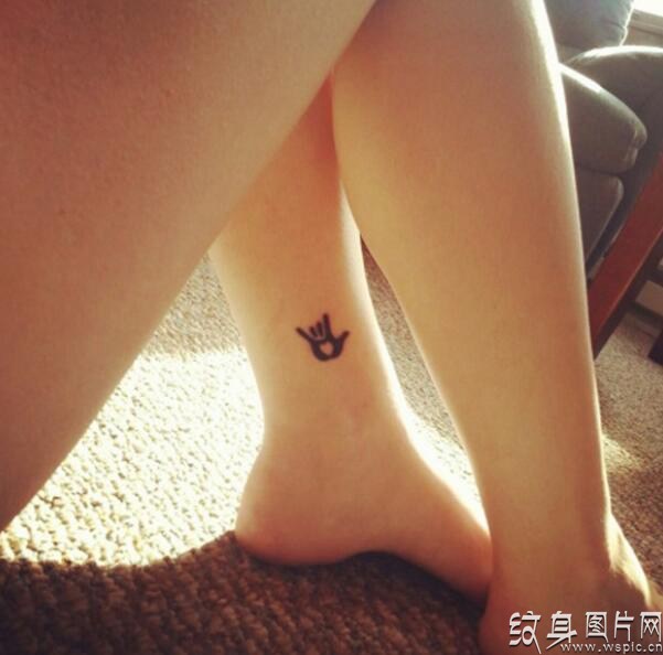 小清新脚踝纹身图案，令人心动的个性纹身