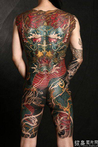 满背纹身图案大全，经典霸气的江湖纹身