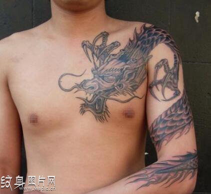 过肩龙纹身图案大全，江湖人到底该不该纹