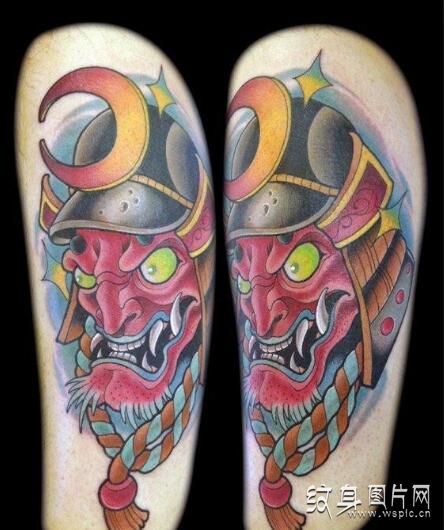 般若纹身图案欣赏，智慧和邪恶的共存体