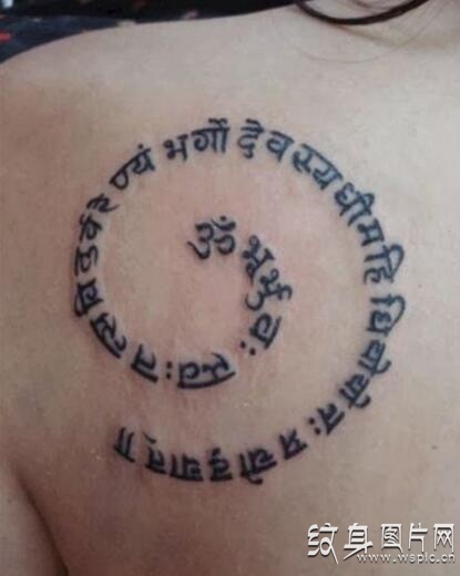 最神秘的文字文化，梵文纹身图案欣赏