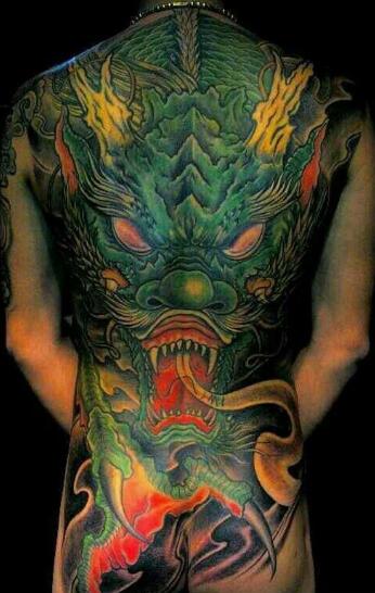 中华民族最具代表的传统图腾，霸气龙纹身图案欣赏