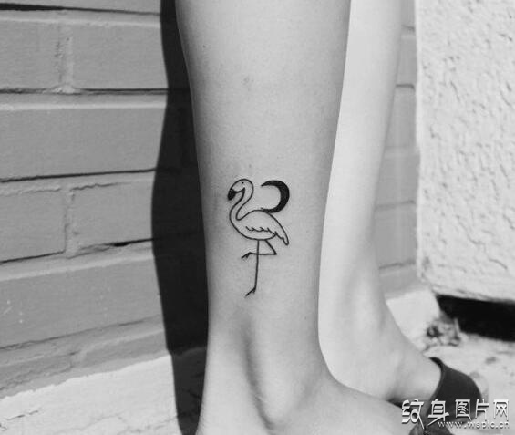 女生个性小腿纹身图案，最有吸引力的腿部性感纹身