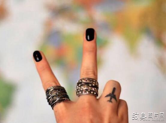 2018最新手指纹身图案，欧美时尚设计风格