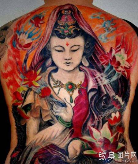 观音纹身图案欣赏，乃大乘佛教之根本