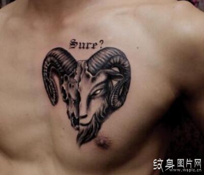 从恶魔的象征到不畏困难，羊头纹身寓意大解析