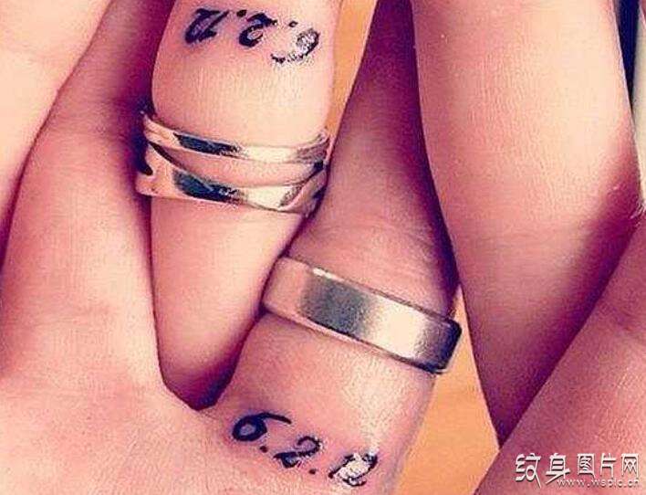 情侣戒指纹身图案，长伴一生的爱情见证