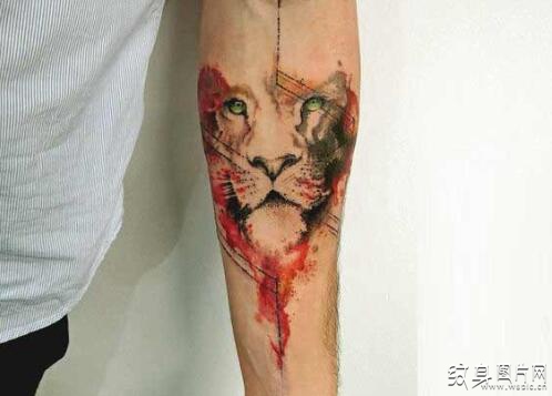 个性狮子座纹身图案，最具代表性的星座纹身