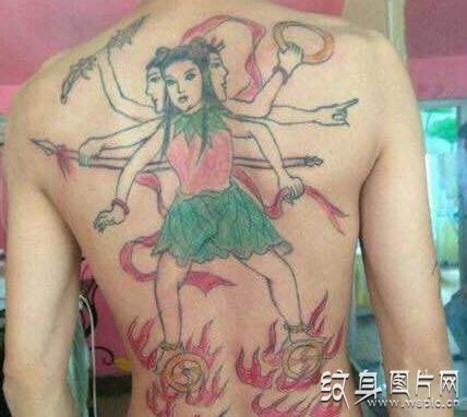 滑稽的搞笑纹身，令人捧腹大笑的经典纹身图案