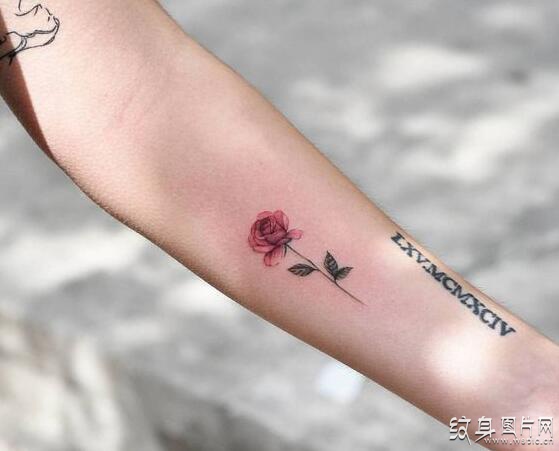 有关于花的纹身图案，不同的花有着不同的意义