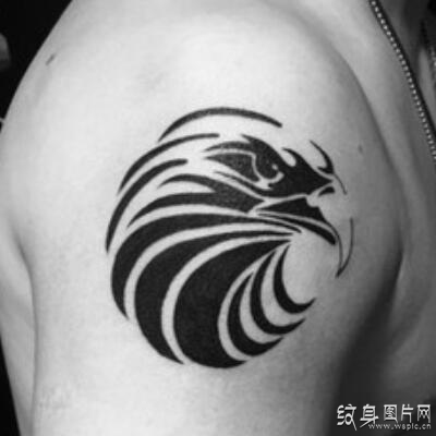 鹰头纹身图案大全，霸气的经典纹身欣赏
