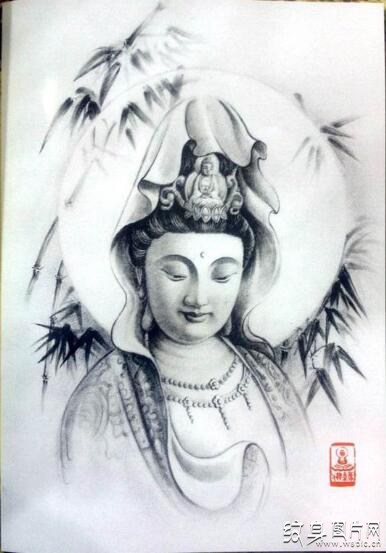 佛纹身手稿欣赏，宗教纹身的顶级设计