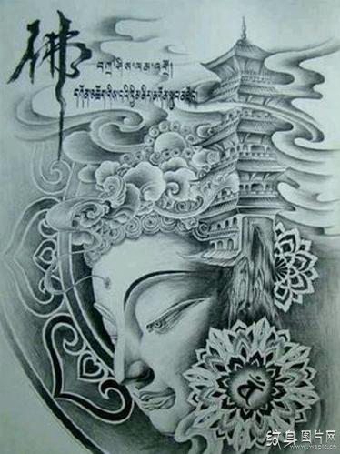 佛纹身手稿欣赏，宗教纹身的顶级设计