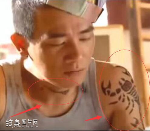 陈小春山鸡纹身图欣赏，来自江湖的神秘传说