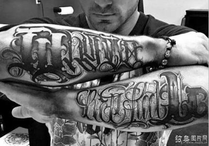 卡奇诺纹身图案欣赏，源于美国黑帮的酷炫纹身