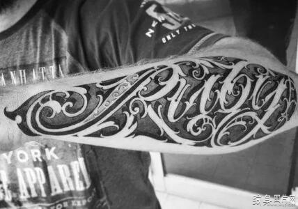 卡奇诺纹身图案欣赏，源于美国黑帮的酷炫纹身