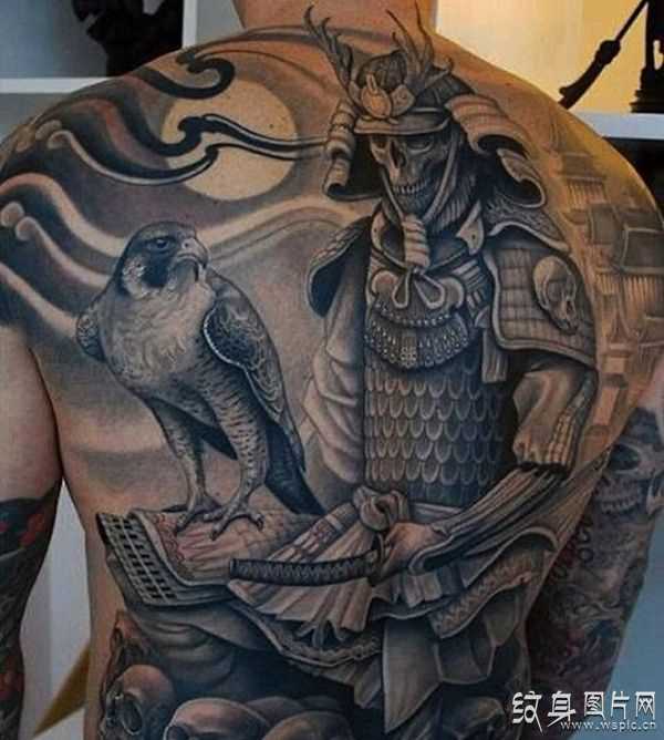 鬼武士纹身图案含义及手稿，日式纹身中的经典鬼神