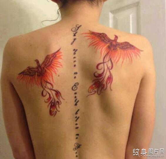 最炫酷的背部纹身设计，个性美背纹身图案欣赏
