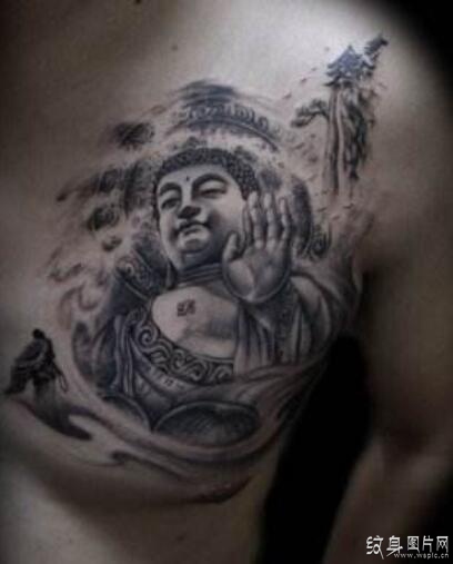 大日如来纹身图案欣赏及寓意，至高无上的佛教根本佛