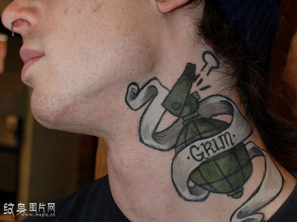 男性手雷纹身图案欣赏，令人胆战心惊的纹身设计