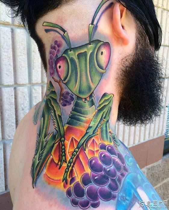 螳螂纹身图案大全，动物界的飞天侠客