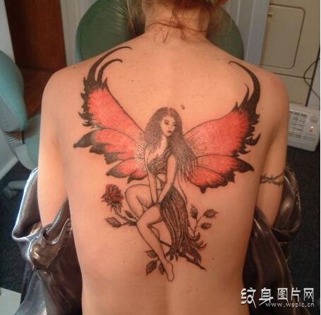 彩色仙女纹身图案欣赏 惊艳绝伦的艺术设计