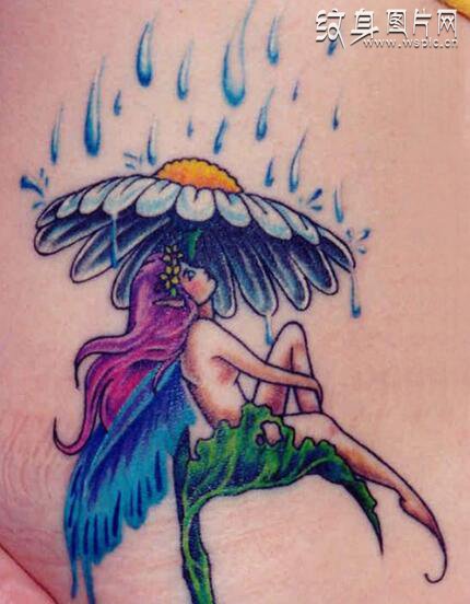 彩色仙女纹身图案欣赏 惊艳绝伦的艺术设计