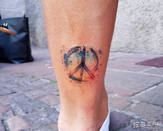 反战纹身图案欣赏 世界著名的反战标志