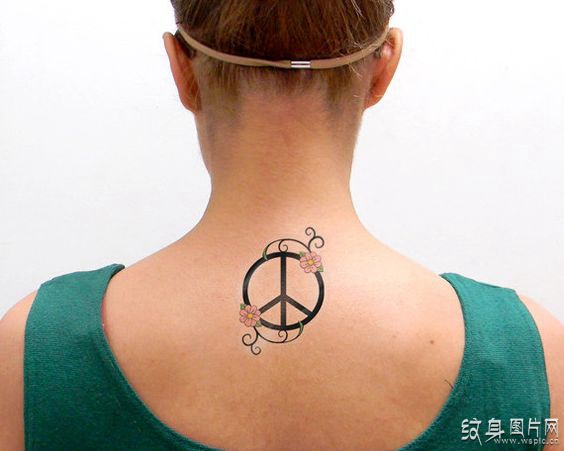 反战纹身图案欣赏 世界著名的反战标志