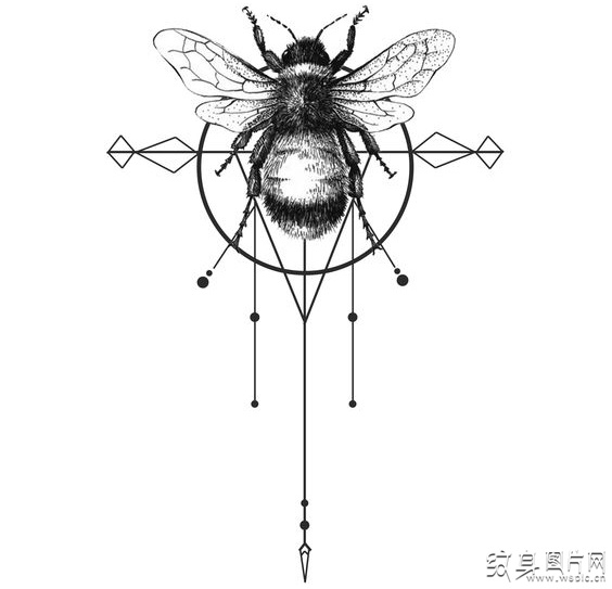 蜜蜂纹身及手稿 独树一帜的时尚图案设计