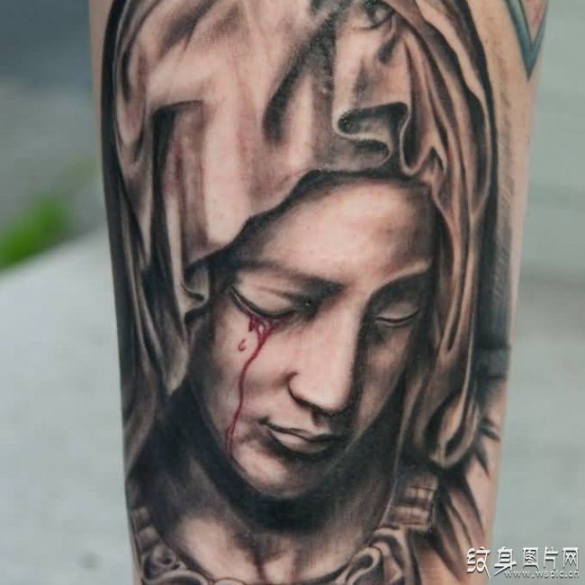 人头纹身图案欣赏 纪念和信仰的最佳表达方式