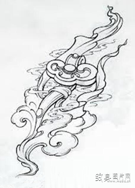 中华民族传统吉祥物 如意纹身图案及手稿欣赏