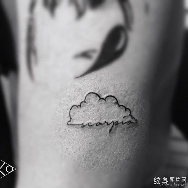 云朵纹身图案大全 风格多变的个性纹身