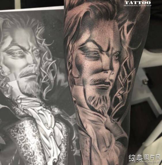 吸血鬼纹身图案欣赏 德古拉伯爵的起源与含义