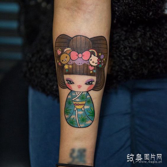 娃娃纹身图案欣赏 各式不同风格的人物设计