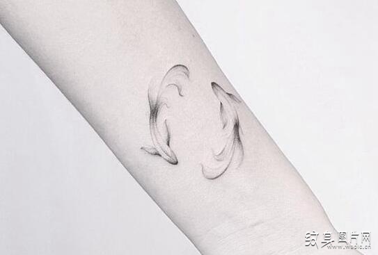 小鱼纹身图案欣赏 最唯美的小图案设计