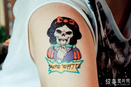 恶化白雪公主纹身及手稿 另类的暗黑文化代表
