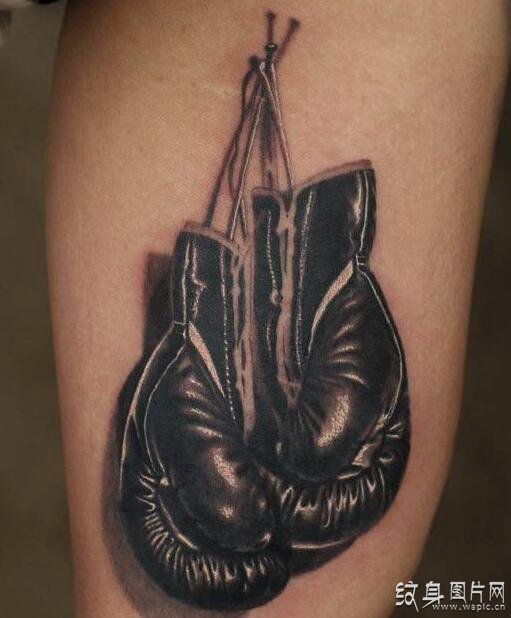 手臂拳击手套纹身欣赏 最具力量的纹身设计