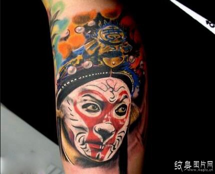 脸谱纹身图案及意义 中国古典文化艺术传承